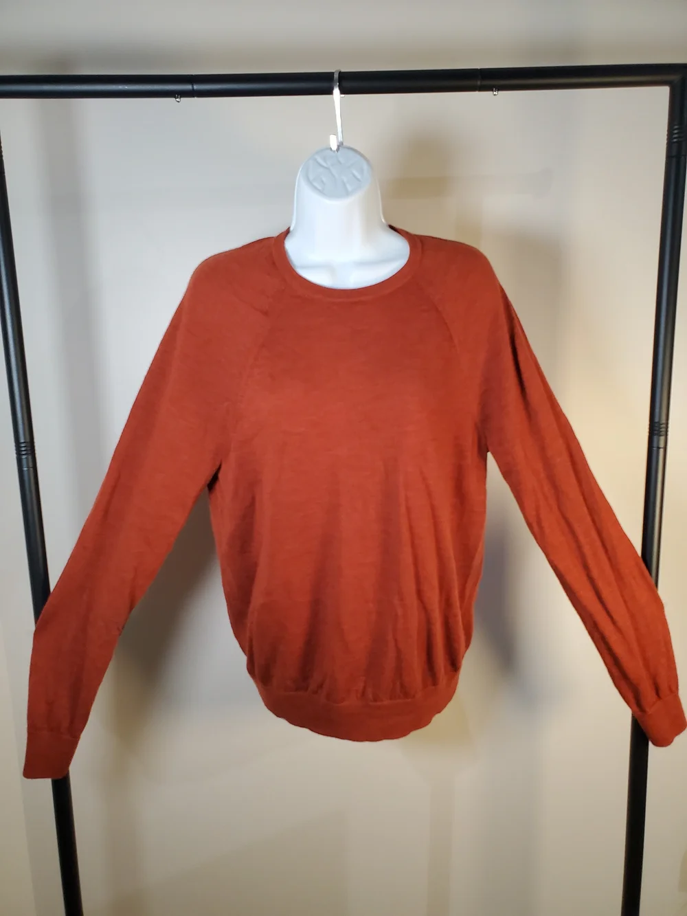 Banana Republic Factory Merino Wool Crew Neck Raglan Sweater Women Large